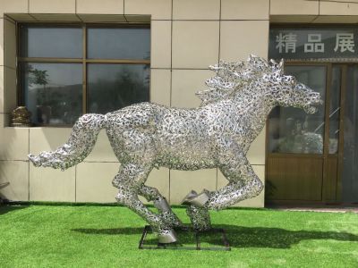 不锈钢创意园林奔跑的马博鱼网页版