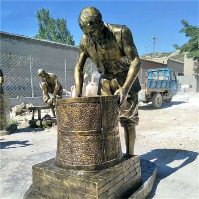 城市商业步行街摆放茶文化主题民俗小品博鱼网页版