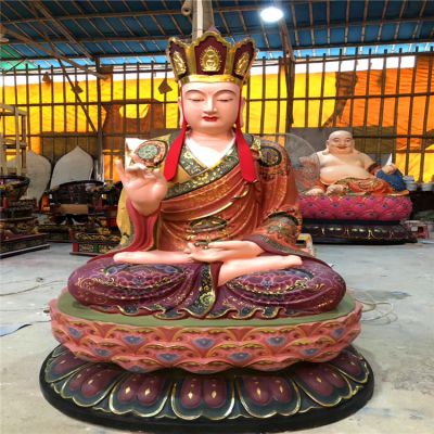 大型玻璃钢彩绘佛像地藏王博鱼网页版