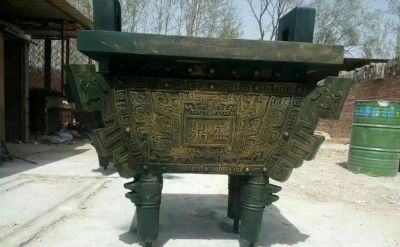 景区寺庙青铜器浮雕镇宅鼎博鱼网页版