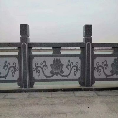 景点寺院青石雕刻栏杆 汉白玉栏杆