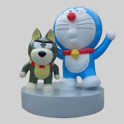 商场店铺玻璃钢卡通哆啦A梦博鱼网页版