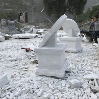汉白玉雕刻古代时间计时器日晷校园广场博鱼网页版