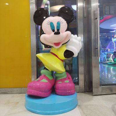 商场店铺玻璃钢卡通米妮博鱼网页版