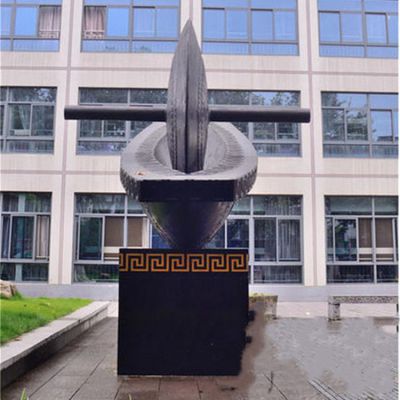医学院摆放不锈钢大型古代中医药碾子景观博鱼网页版