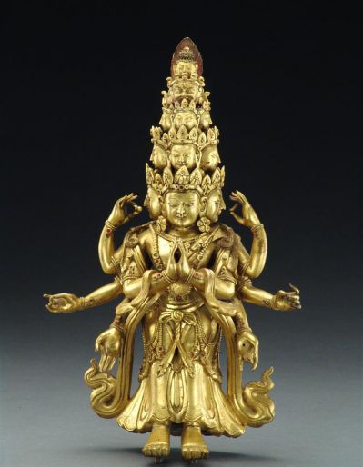 不锈钢喷金烤漆寺庙十一面观音博鱼网页版