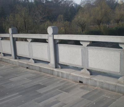 公园现代石桥简易防护栏板