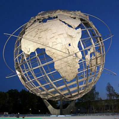 广场大型不锈钢镂空球博鱼网页版