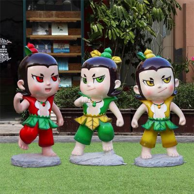 葫芦兄弟玻璃钢卡通葫芦娃博鱼网页版