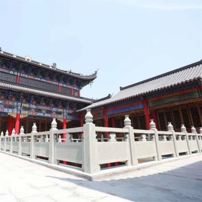 景点古建筑园林阳台装饰大理石镂空防护围栏栏板