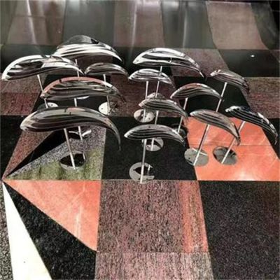 水景户外景观不锈钢抽象小鱼博鱼网页版