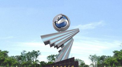 不锈钢镜面抽象城市广场腾飞博鱼网页版