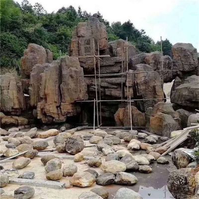 景区户外造景水泥塑石假山景观博鱼网页版