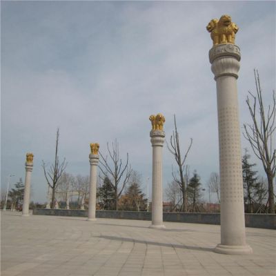 大理石石雕园林景观广场大型文化柱博鱼网页版