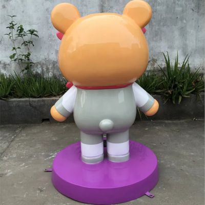 游乐园玻璃钢卡通户外园林小熊博鱼网页版