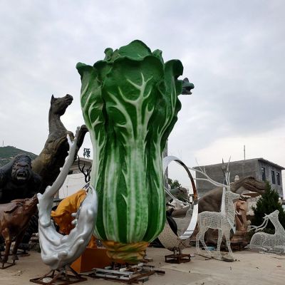户外广场大型蔬菜景观白菜博鱼网页版