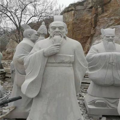 大理石石雕古代名人景观博鱼网页版