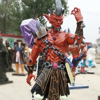 玻璃钢户外景区游戏动漫人物博鱼网页版