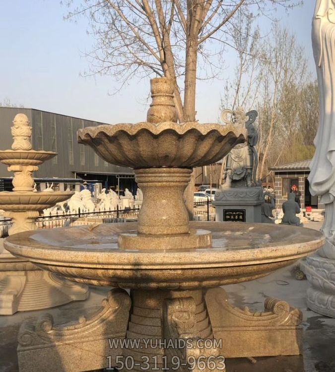户外公园砂石石雕大型喷泉博鱼网页版