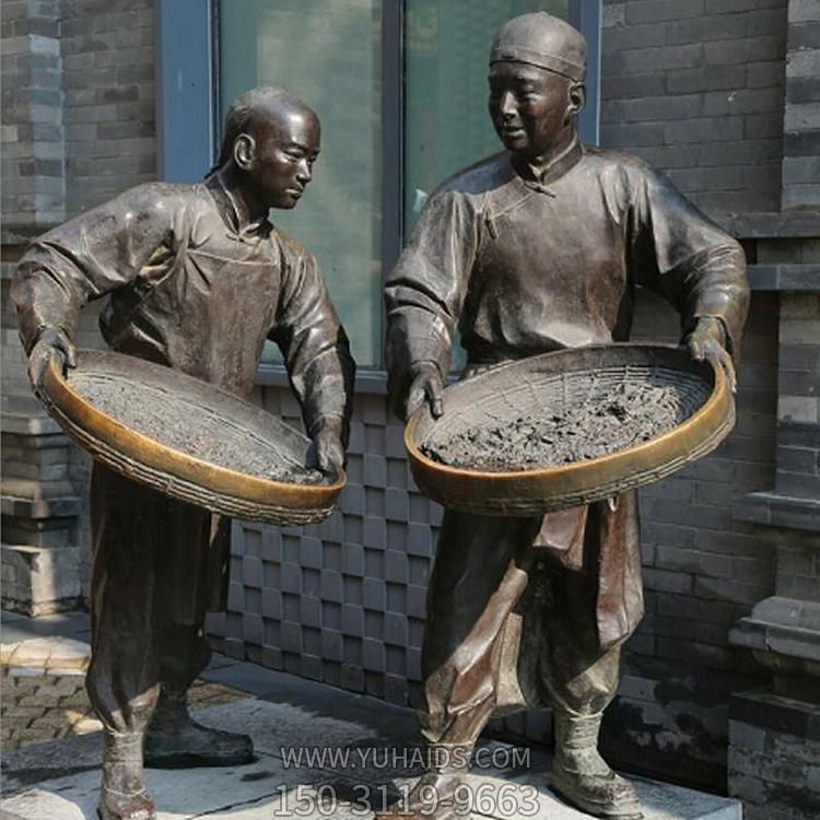 仿铜街头民俗文化 铸铜古代人物博鱼网页版