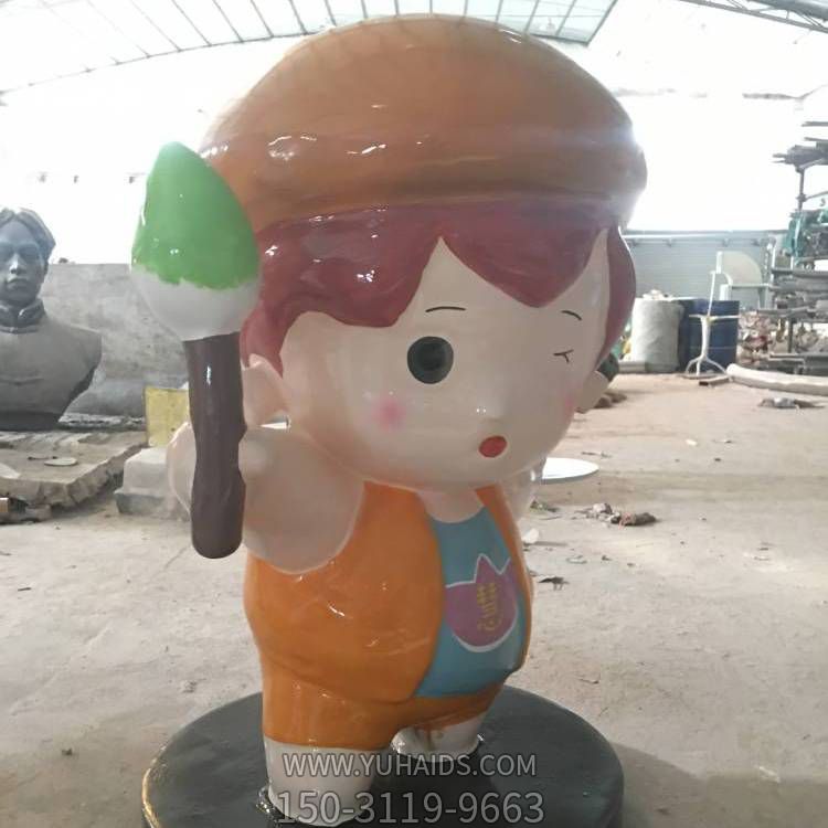 幼儿园玻璃钢卡通人物美陈摆件博鱼网页版