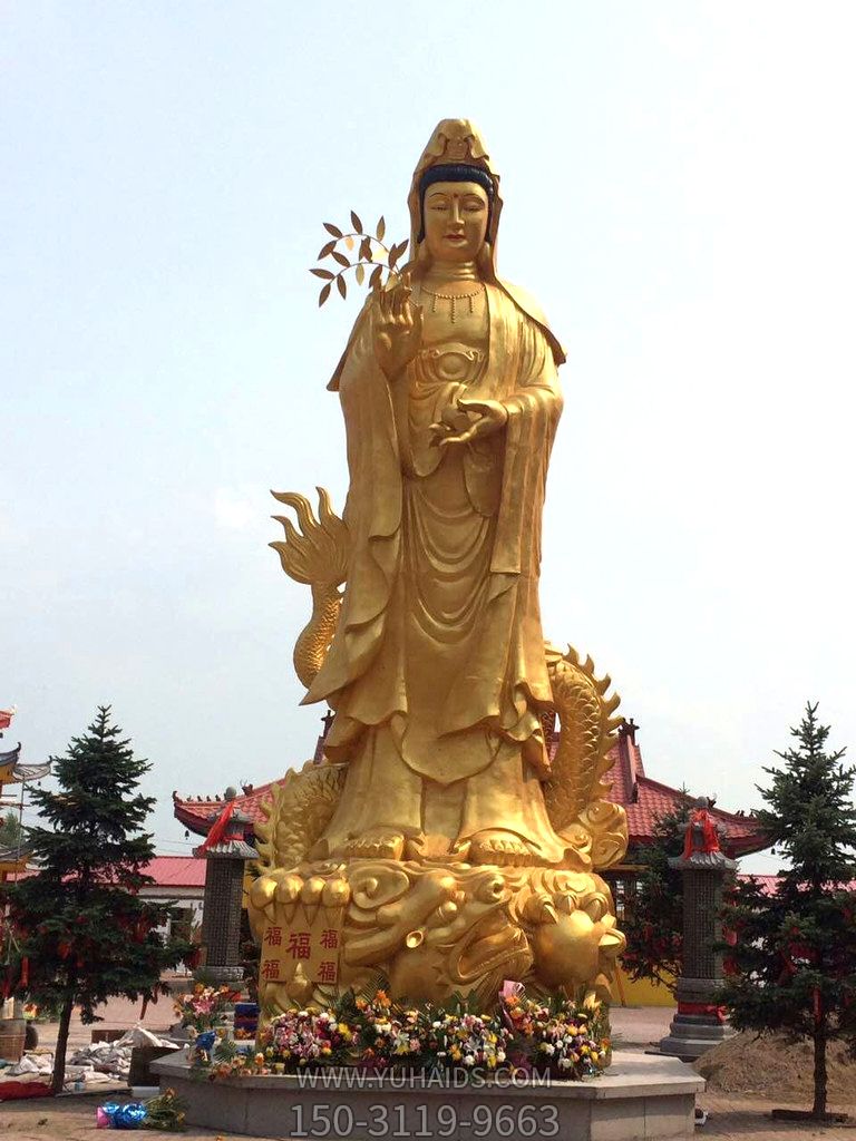 不锈钢喷金烤漆大型景观观音博鱼网页版