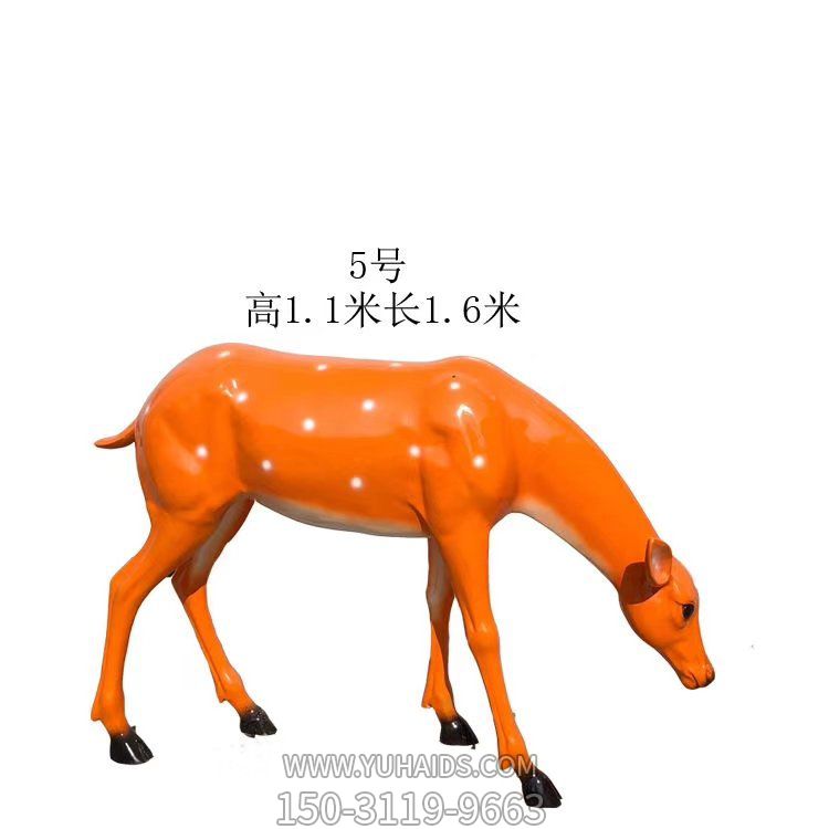 玻璃钢户外园林景观梅花鹿博鱼网页版