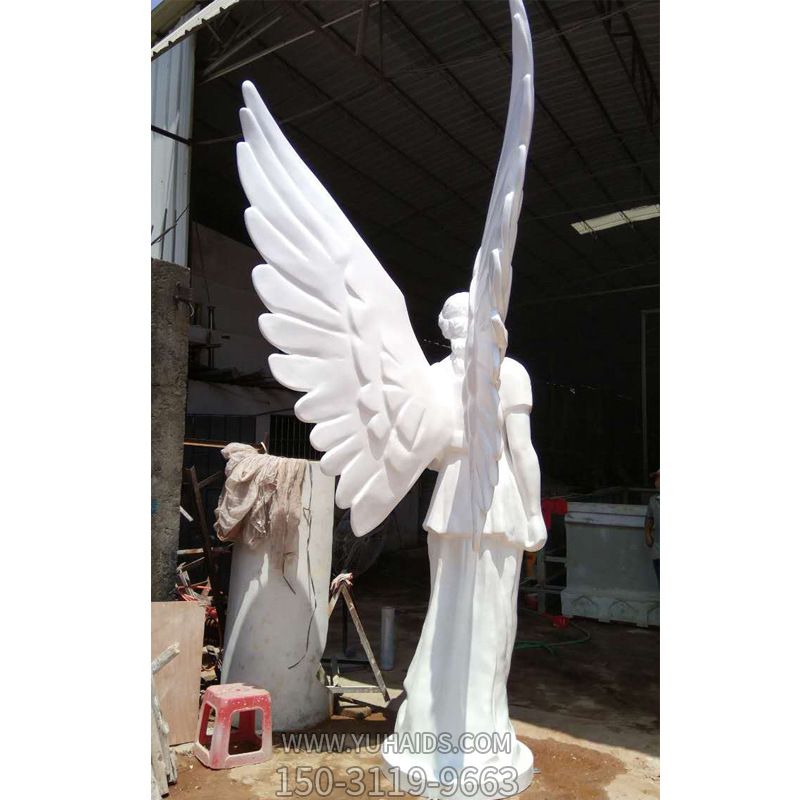 天使女神博鱼网页版西方信仰仙女玻璃钢定制造型博鱼网页版工艺品 写实人像定_15150