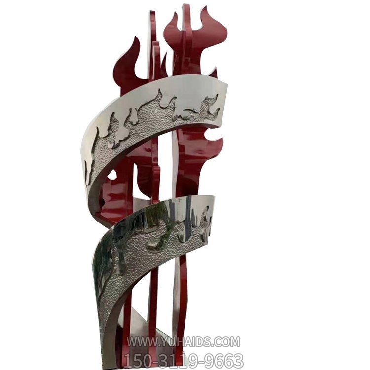 创意奥运不锈钢火炬博鱼网页版公园摆件