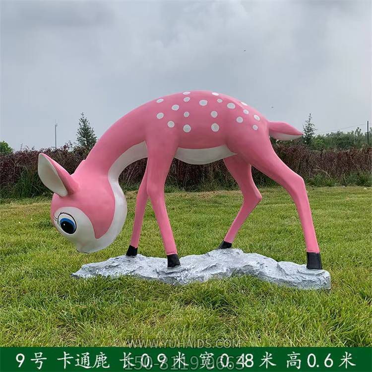 玻璃钢户外草坪卡通小鹿博鱼网页版