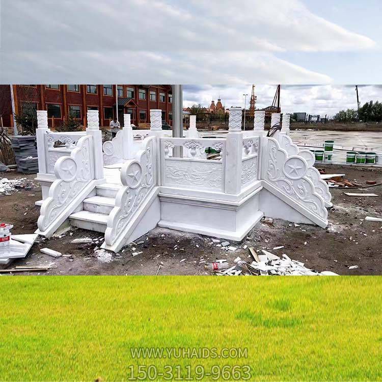 石栏杆厂家古建寺庙石栏板 玉石栏板栏杆河道景观桥围栏博鱼网页版