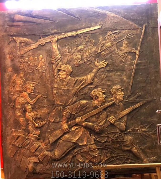 园林景区装饰玻璃钢仿铜浮雕壁画背景墙博鱼网页版