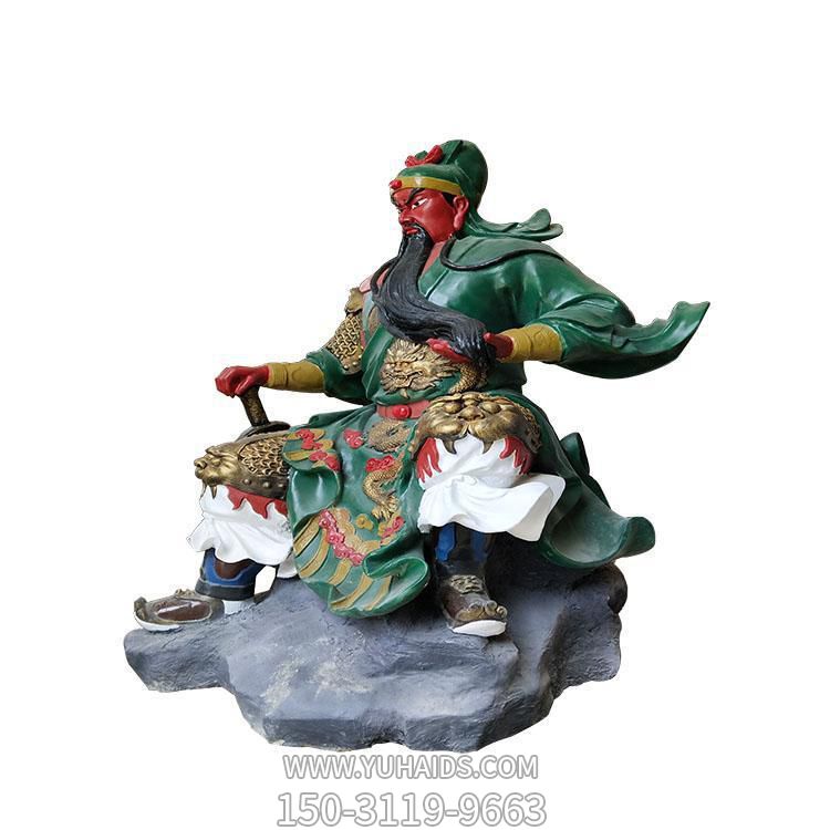 寺庙玻璃钢彩绘供奉佛像武财神博鱼网页版