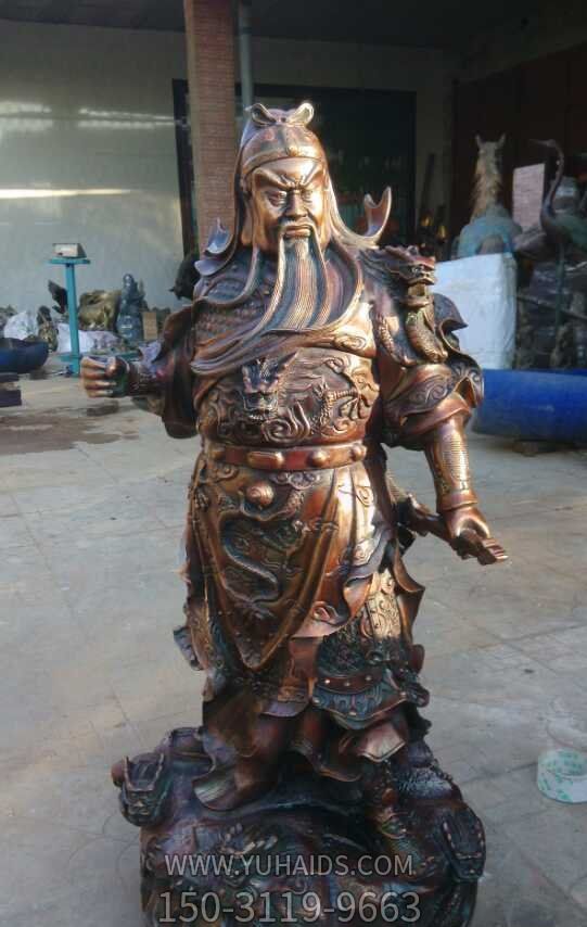 玻璃钢彩绘室内公司招财关公博鱼网页版