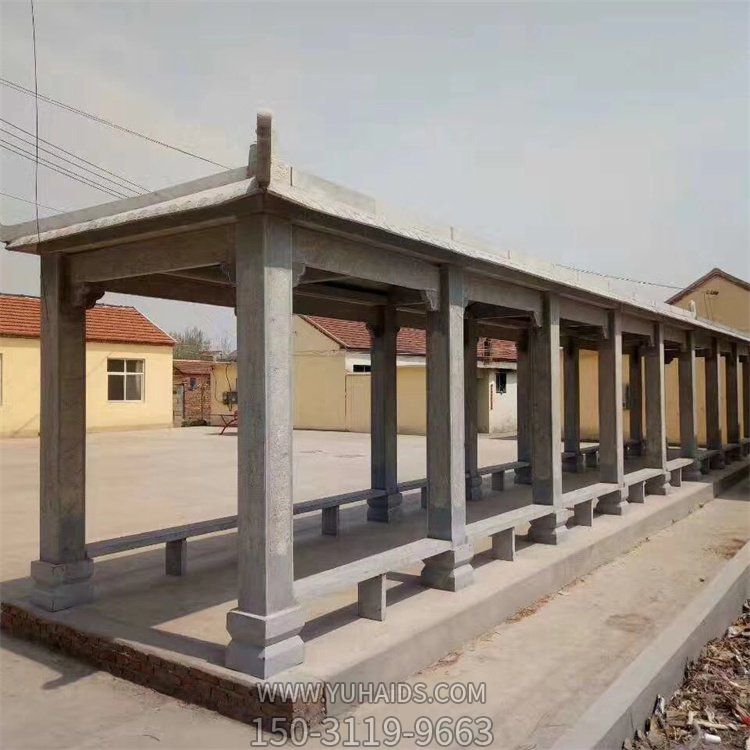 户外公园大理石石雕长廊博鱼网页版