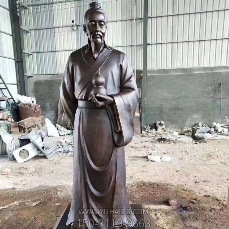 户外园林玻璃钢仿铜古代人物景观博鱼网页版