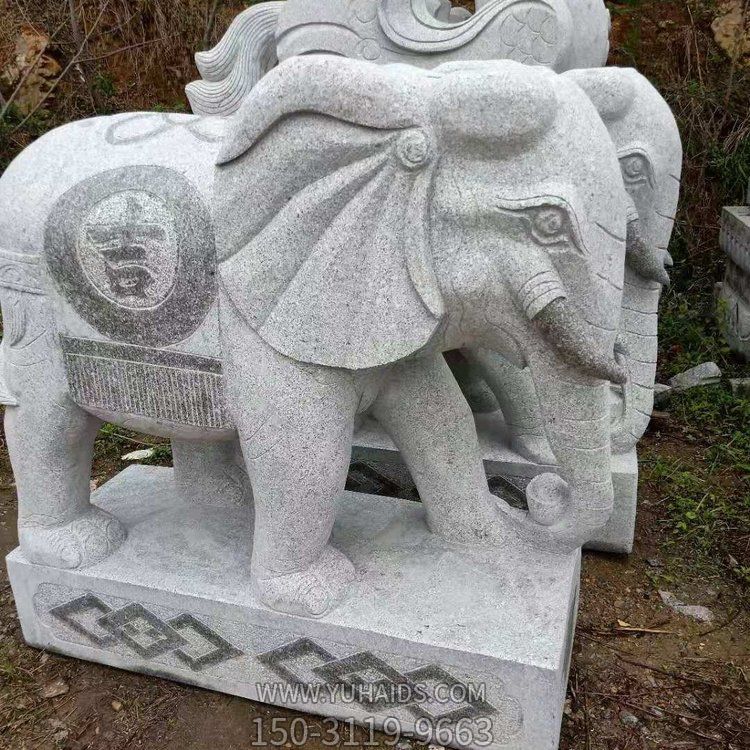 吉祥大象花岗岩石雕博鱼网页版