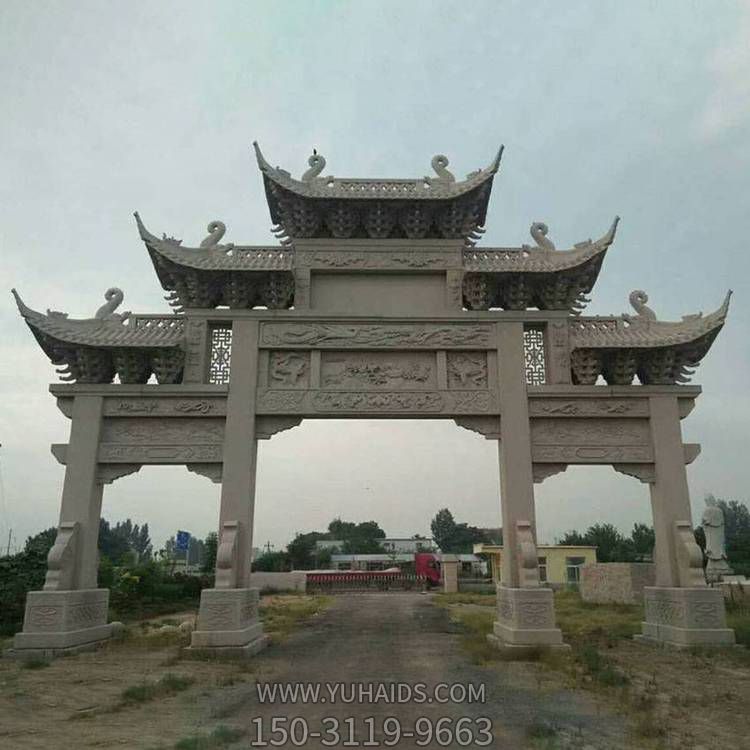 新农村石雕牌坊门楼博鱼网页版