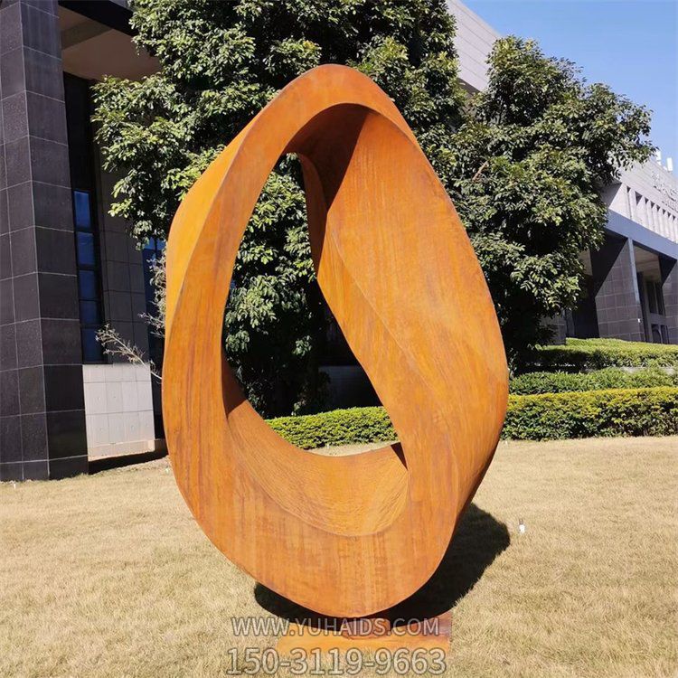 不锈钢创意耐候钢抽象户外园林景摆件博鱼网页版