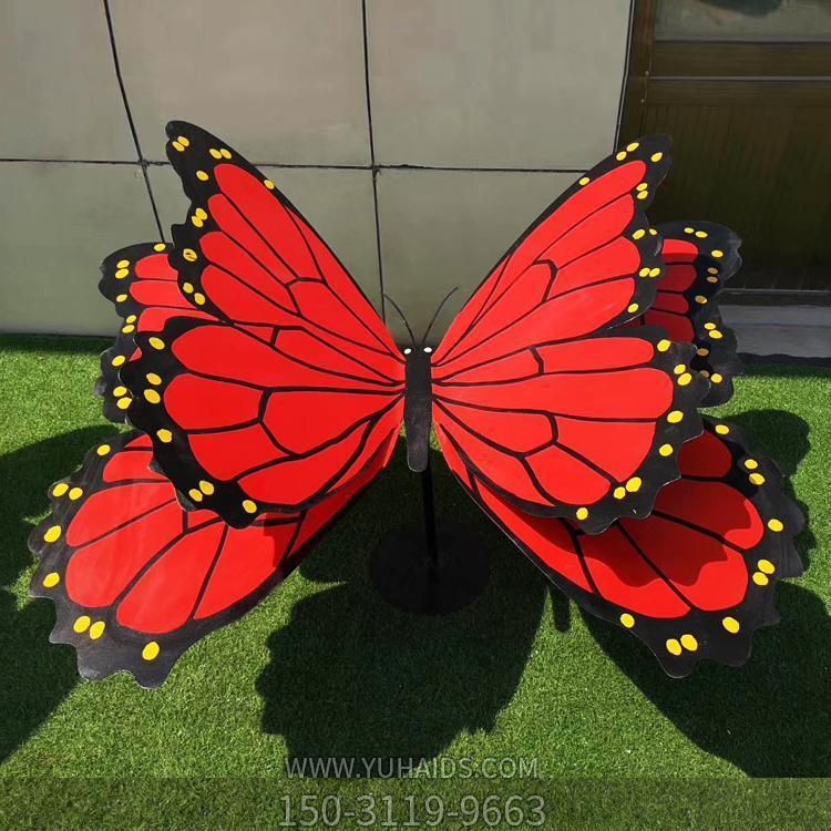 户外园林不锈钢彩绘园林景观蝴蝶博鱼网页版
