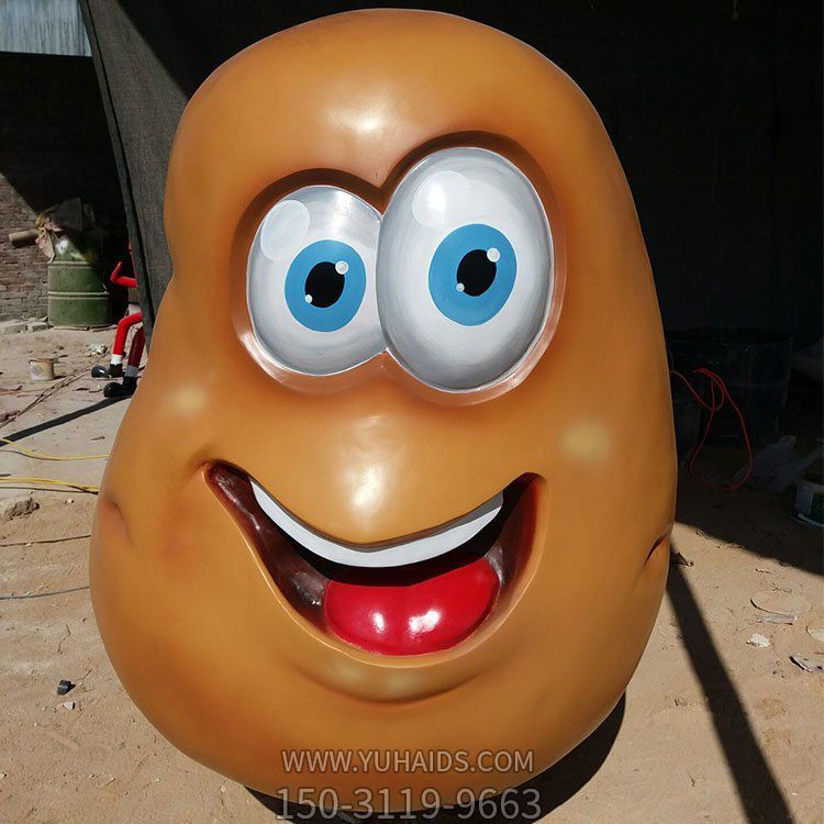 户外园林玻璃钢卡通搞怪土豆博鱼网页版