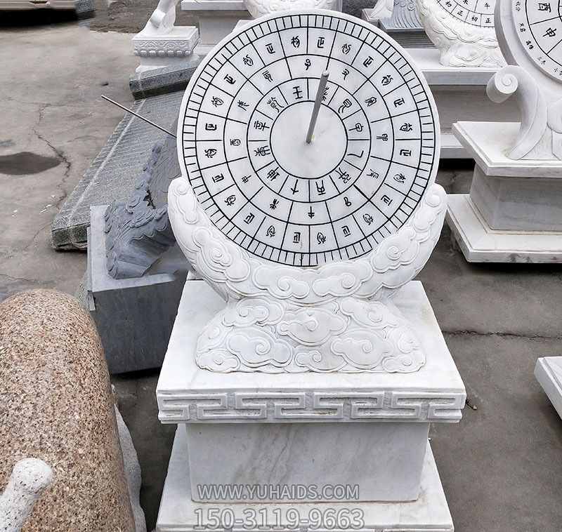 户外景区大型石雕大理石日晷博鱼网页版