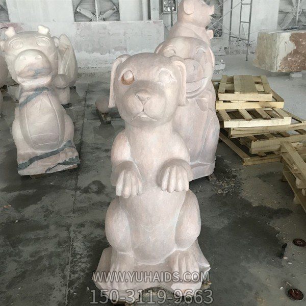 大理石砂石石雕十二生肖狗博鱼网页版