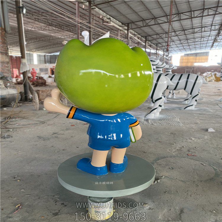 玻璃钢公园卡童人物公仔博鱼网页版摆件