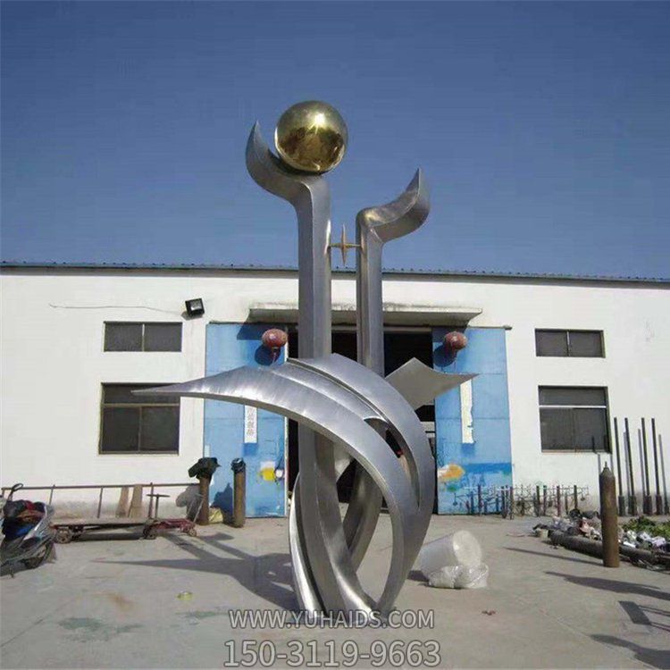 不锈钢拉丝抽象希望主题学院广场小品博鱼网页版
