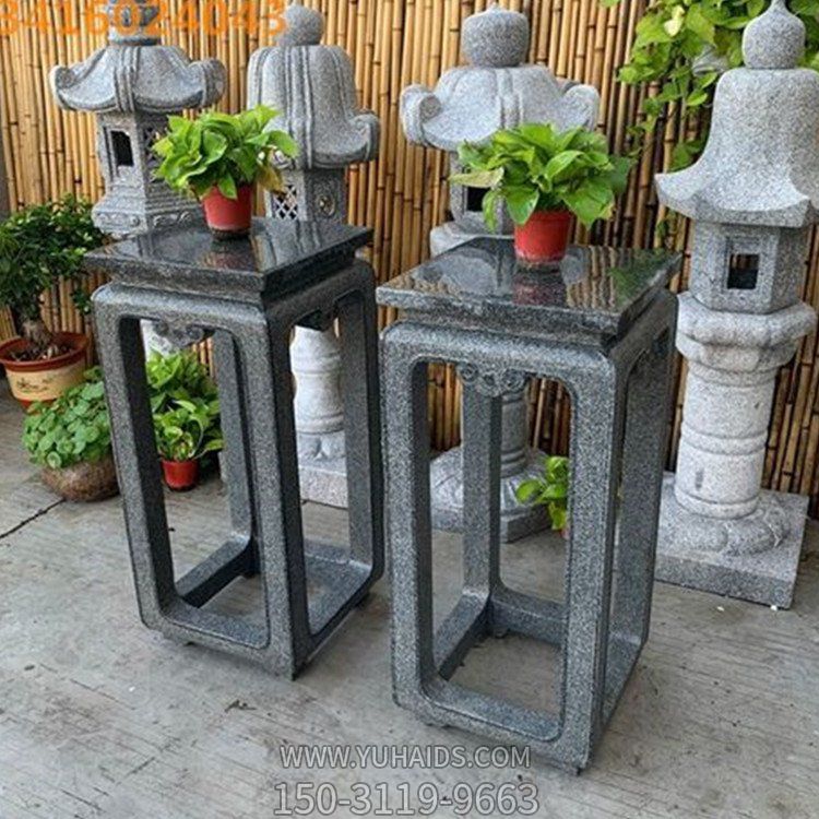 庭院公园摆放花岗岩雕刻中式花架凉亭博鱼网页版