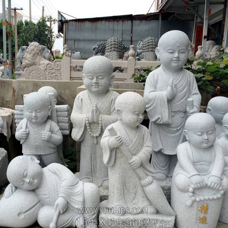 天然大理石砂岩雕刻小弥佛  会所民宿装饰摆件博鱼网页版
