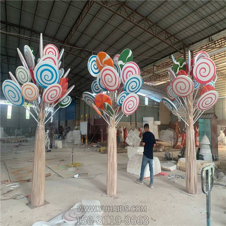 玻璃钢彩绘景观棒棒糖博鱼网页版