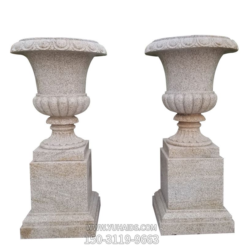 庭院别墅大型大理石石雕户外景观花盆博鱼网页版