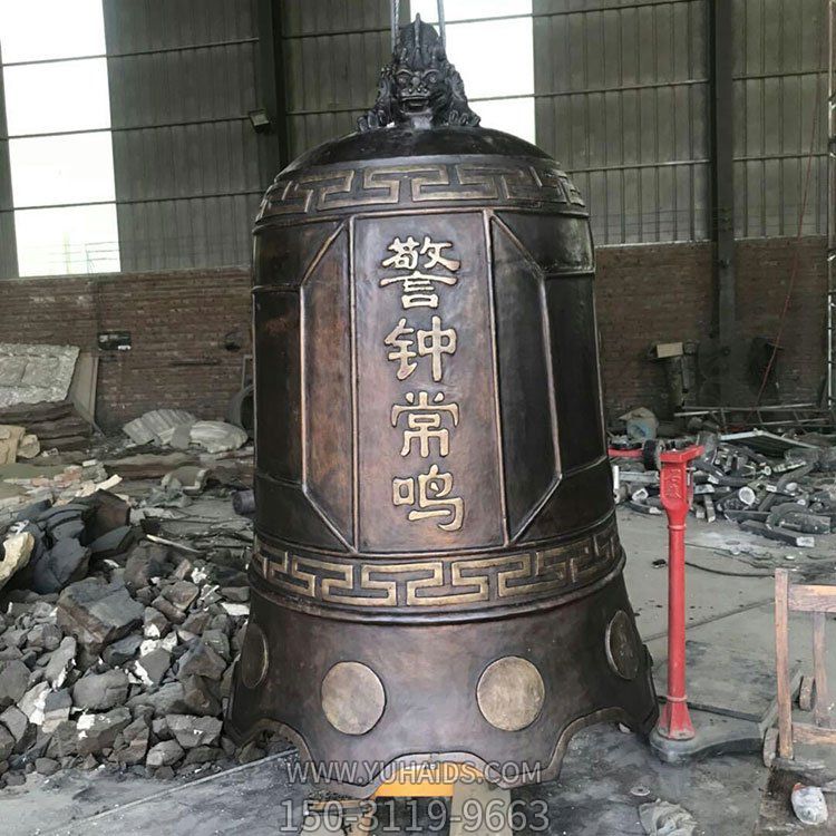 教堂道观青铜铸造仿古铜钟摆件博鱼网页版